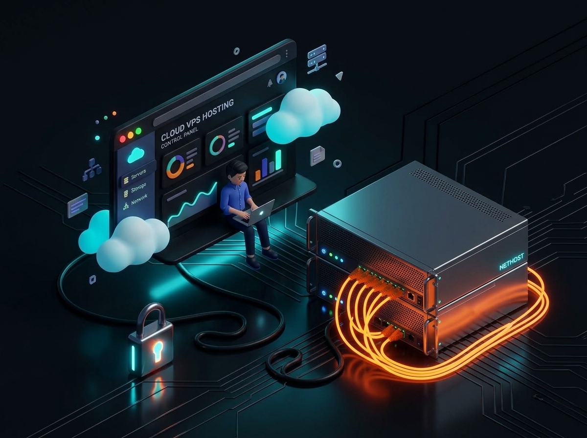 Managed Virtual Private Server 3D Infrastructure