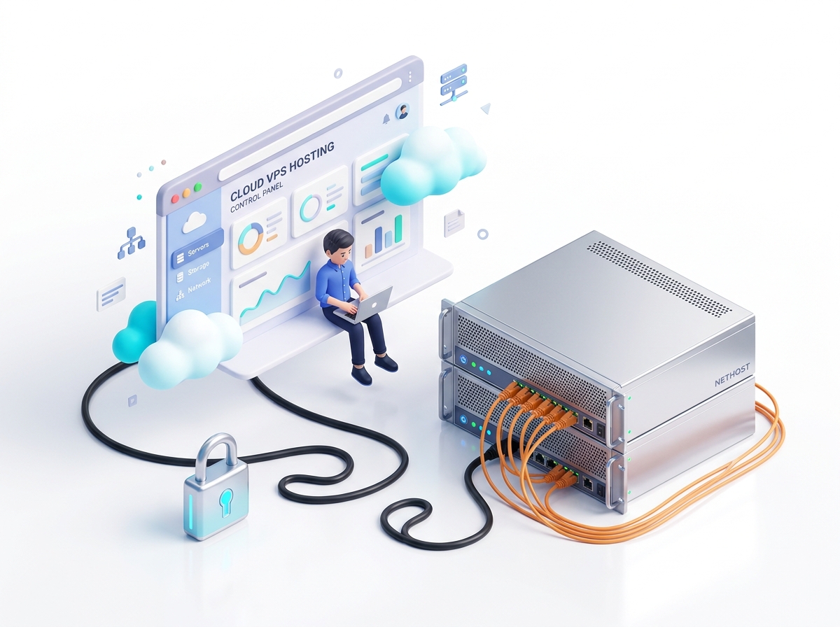 Managed Virtual Private Server 3D Infrastructure